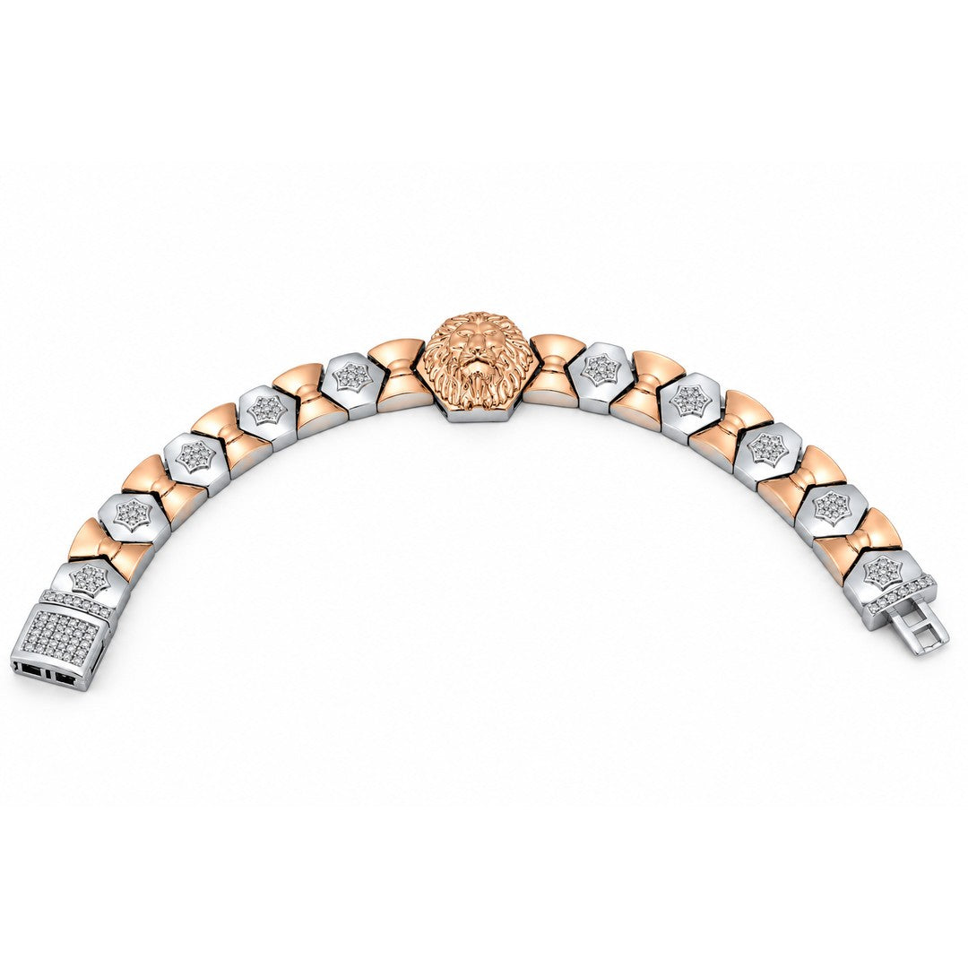 Simha Rose Lion Crest Bracelet