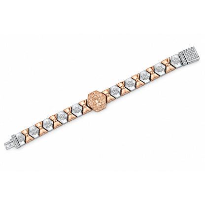 Simha Rose Lion Crest Bracelet