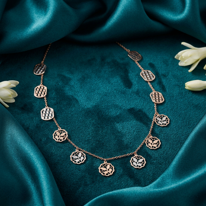 Tara Lattice Charm Necklace