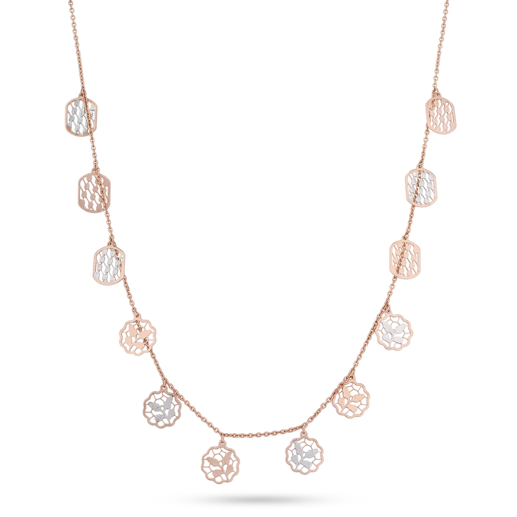 Tara Lattice Charm Necklace