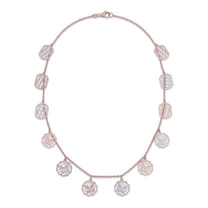 Tara Lattice Charm Necklace
