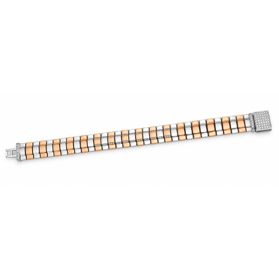 Twin Row Brick Pavé Bracelet
