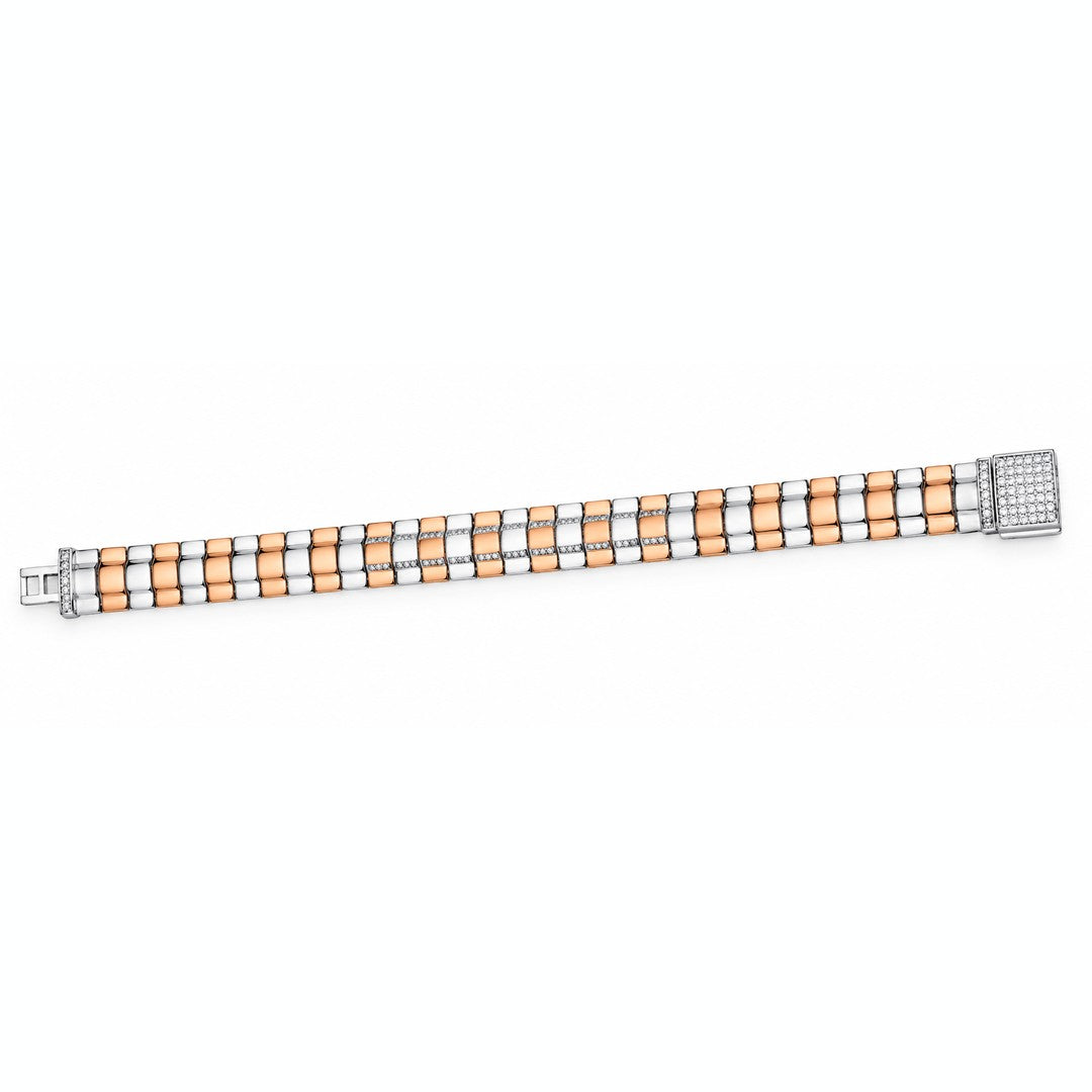 Twin Row Brick Pavé Bracelet