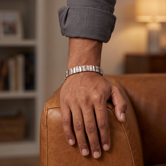 Vertex Pavé Link Bracelet